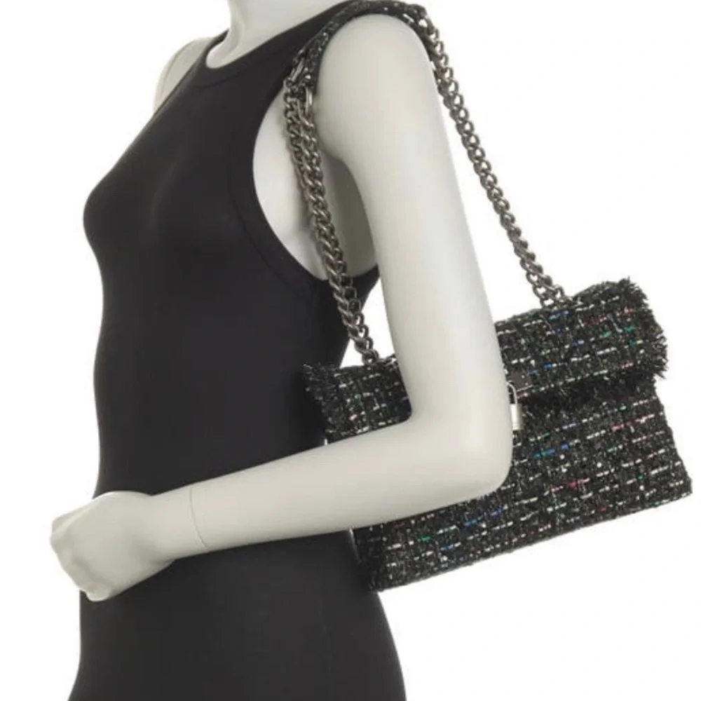 Authentic KURT GEIGER LONDON Tweed LG Crosb/Shoulder bag - Picture 15 of 15